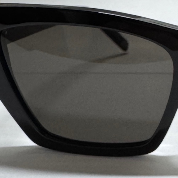 SAINT LAURENT SL276 'Mica' Cat-Eye Black Acetate Sunglasses - Picture 11 of 13